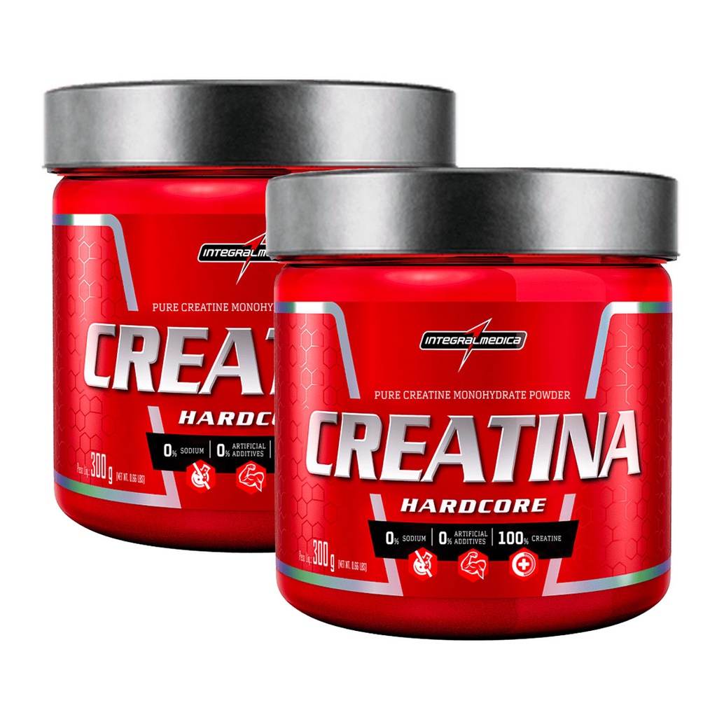 Kit 2x Creatina Hardcore 300g - Integralmedica