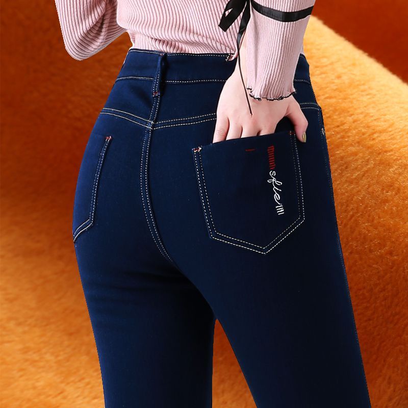Calça Jeans country Feminina lycra Usar com Botas corte reto