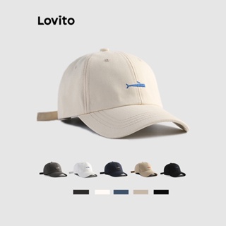 Lovito Chapéus Casuais Bordados Lisos Para Mulheres LFA11695