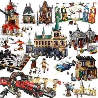 2022 Novo Legooed Harry Potter Magic Bean Chess Câmara De Xadrez Segredos Privet Drive Attack In The Burrow Hedwig Blocos De Construção Brinquedos