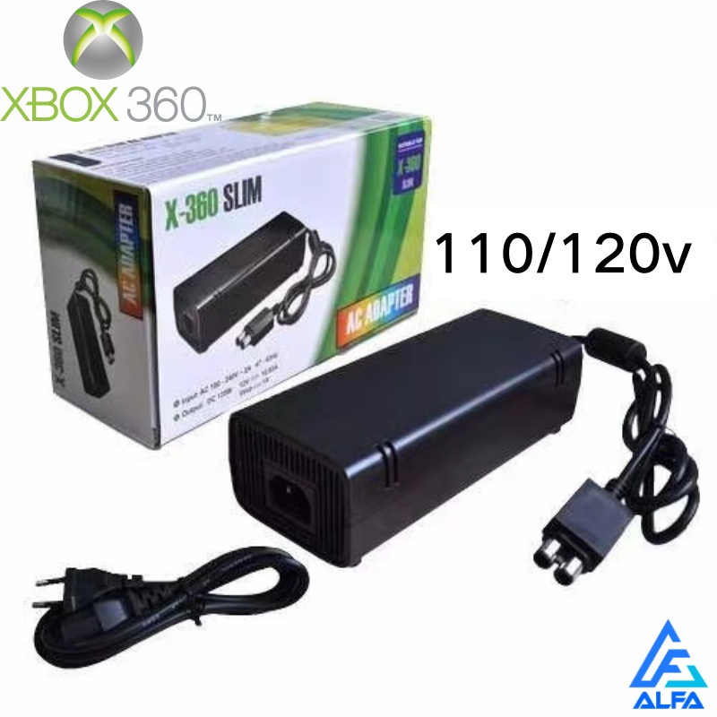 Fonte Xbox Slim 360 Vídeo Game Bivolt 110v 220v 2 Pinos - HM TOYS