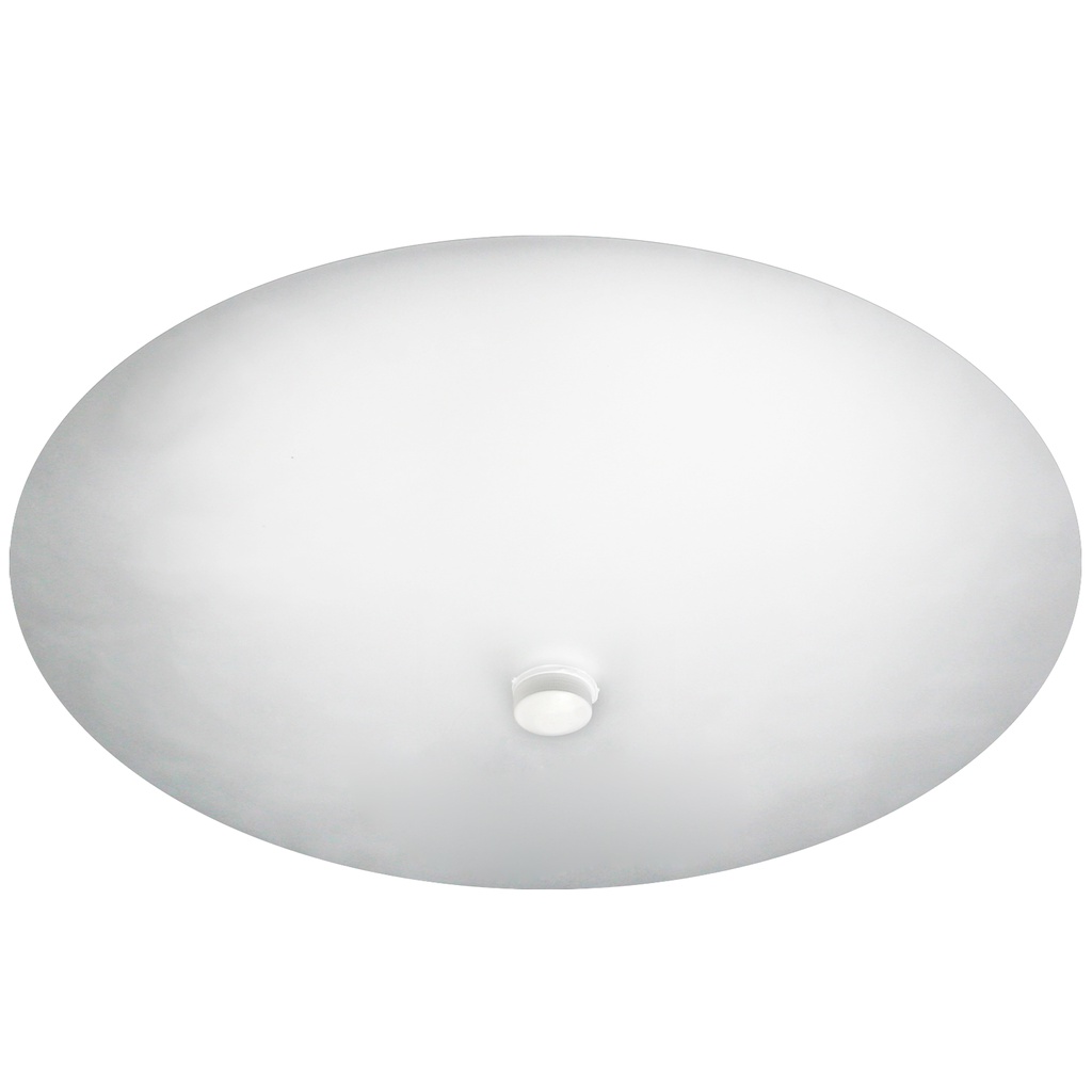 Plafon Charm Com Vidro Redondo Fosco de 250mm Com 1 Furo