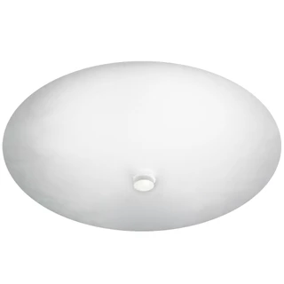 Plafon Charm Com Vidro Redondo Fosco de 250mm Com 1 Furo