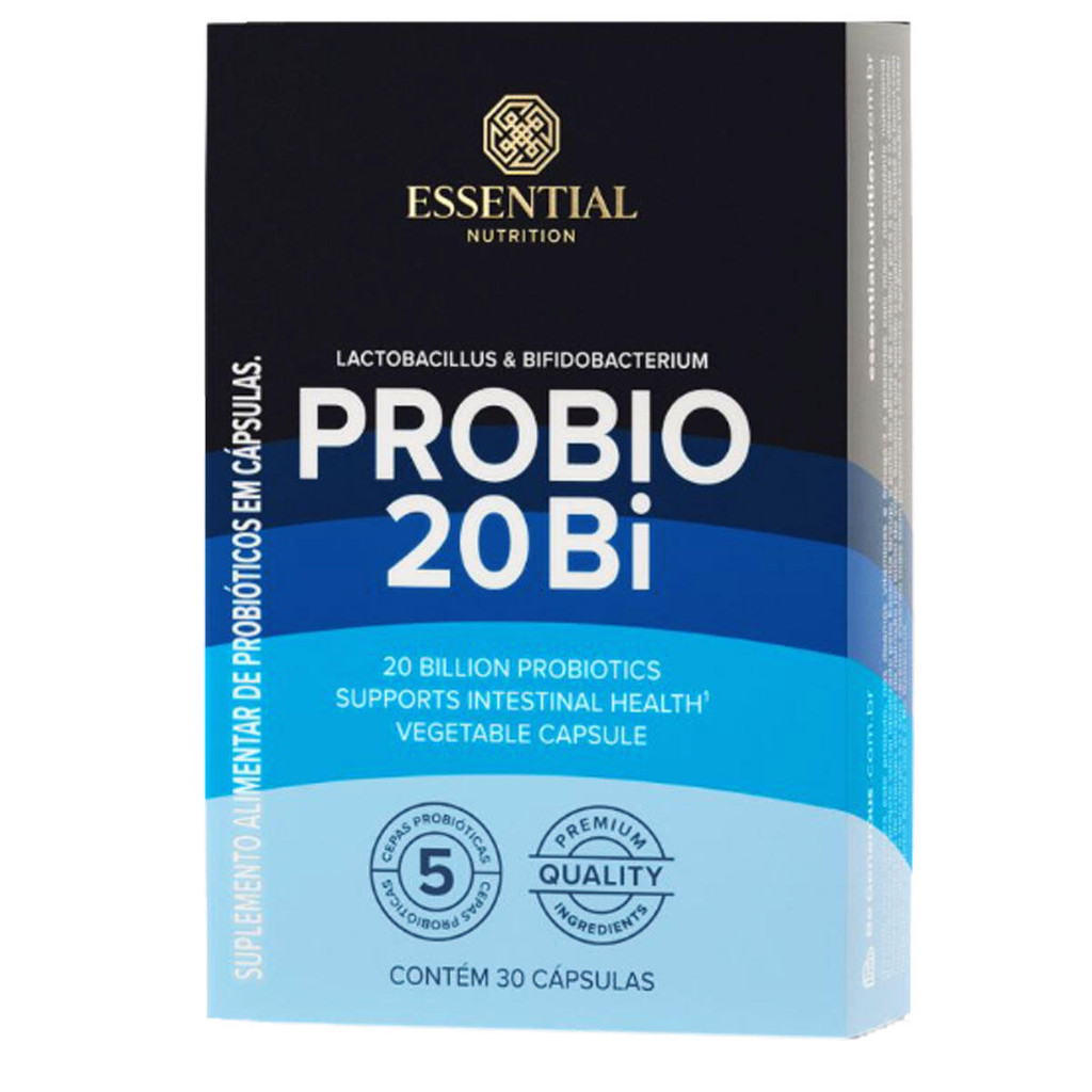 Probio 20Bi Essential Nutrition 30 Cápsulas Probio20Bi | Shopee Brasil