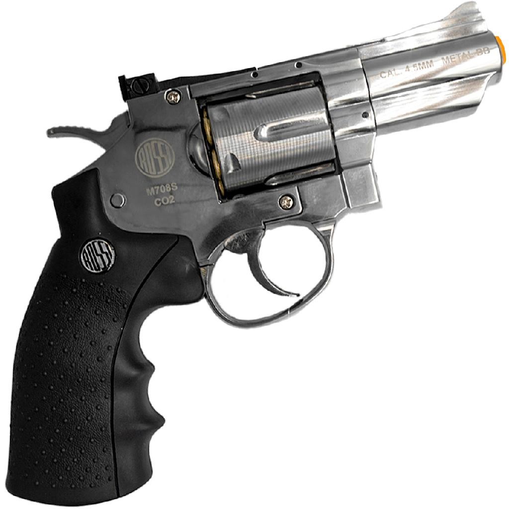 Revolver Airgun 708 Sport Rossi 4,5mm Full Metal NIQ. Co2 | Shopee Brasil