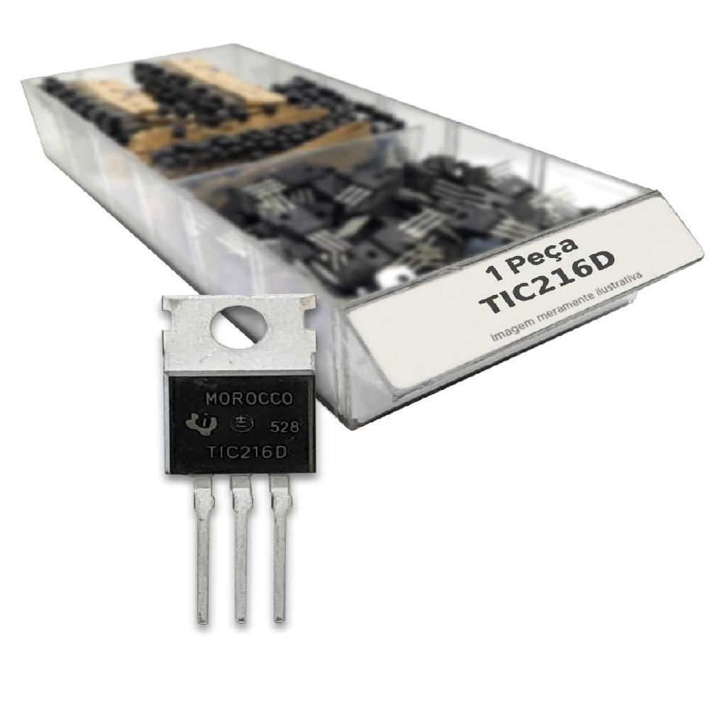 Transistor Tic216d = Tic216 D = Tic216 D - To220 | Shopee Brasil