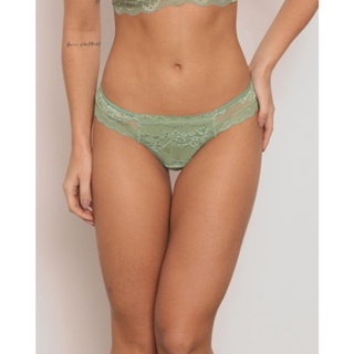 Calcinha Feminina Biquíni Renda Verde