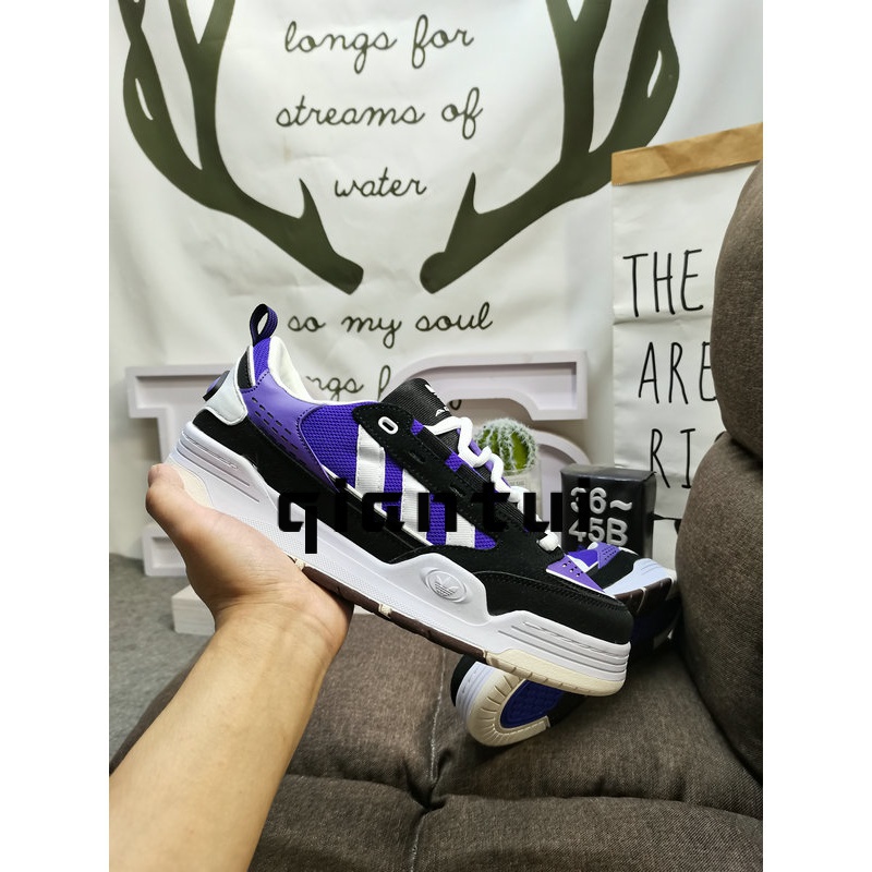 2023 Novo ADS2000 Preto Roxo Unisex Clássico Moda Vintage Anti-slip Tendência Sapatos