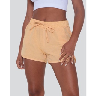 Short Feminino Amarelo Claro