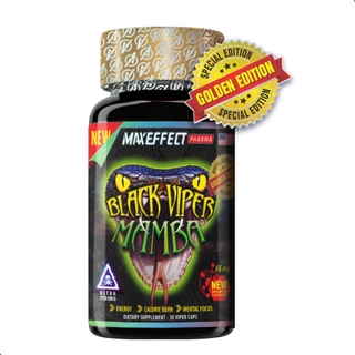 Termogênico Black Viper Mamba MaxEffect Pharma 30 Capsulas
