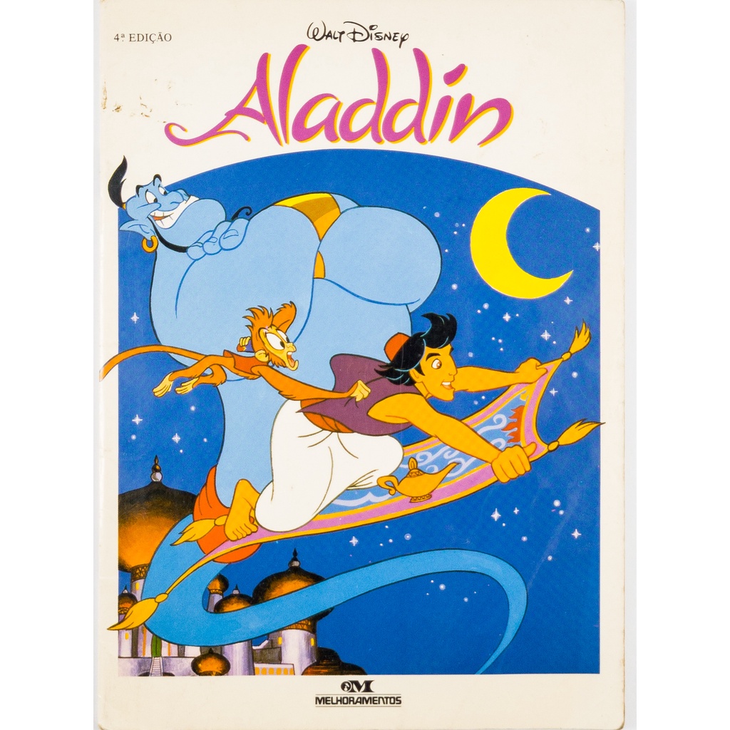 Aladdin - Aladdin e Gênio 2  Scrapbook da disney, Aladdin, Aladin desenho