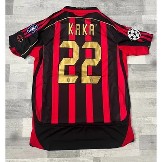 Retro 2006/2007 AC MILAN KAKA MALDINI RONALDO Camiseta Manga Curta