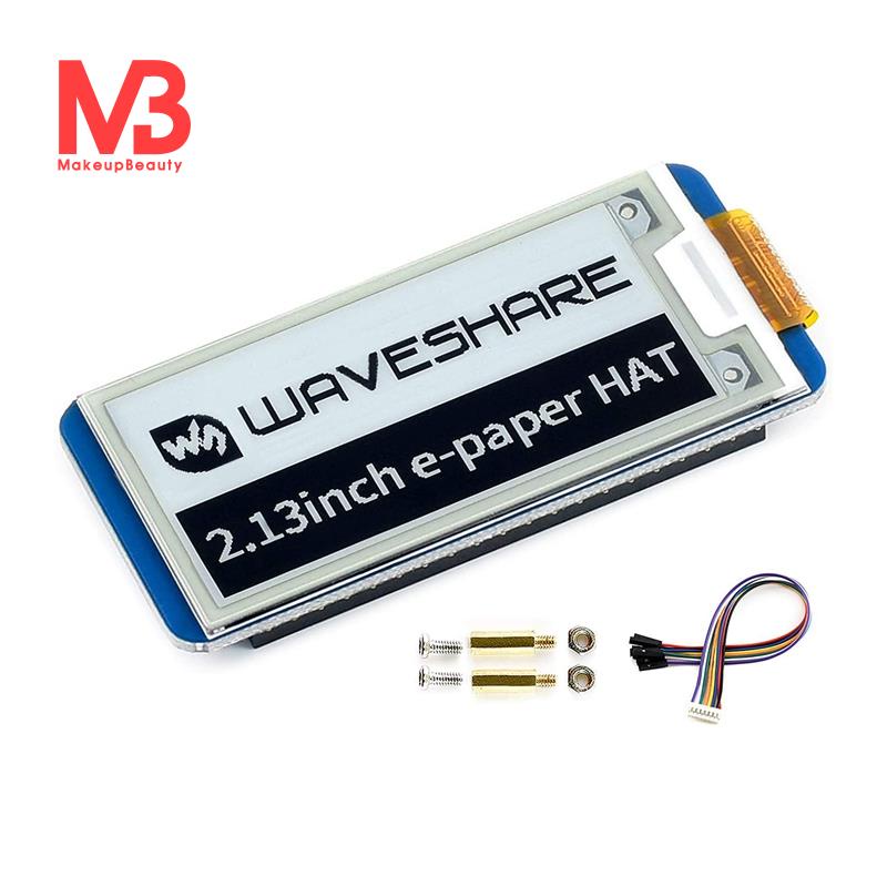 Waveshare 2.13Inch E-Ink Display HAT , Preto , Branco Tela LCD De Duas Cores 250X122 Pixel Paper Para Raspberry Pi 4B/3B +/2B/Zero
