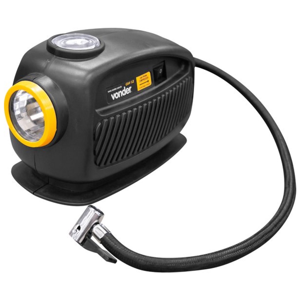 Romacci Pneu Inflator Compressor de ar portátil 150 PSI Bomba de ar  elétrica com manômetro LED