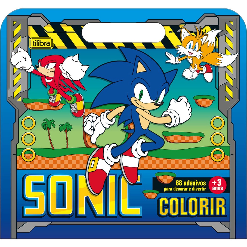 Colorindo Sonic e Mario  Animando Desenhos 