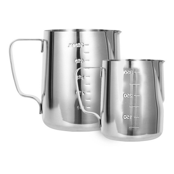 1Peça Jarra Leiteira Latte Art Aço Inox 350ml Café Cafeteria Cremeira