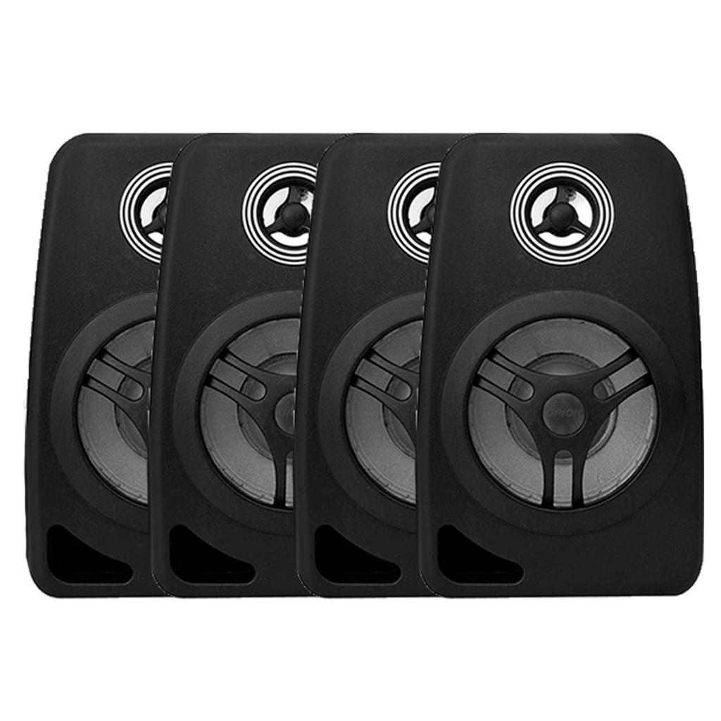 4 Caixas de Som LeSon 4 Polegadas 70w 8 Ohms Preta Bluetooh Para Lojas ...