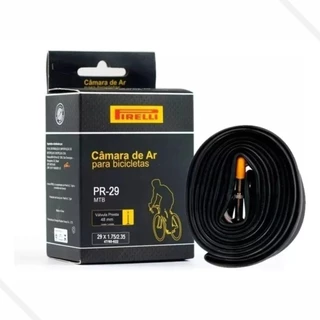 Câmara de Ar Aro 29 Válvula Presta Fina 48mm BIke Mtb Pirelli