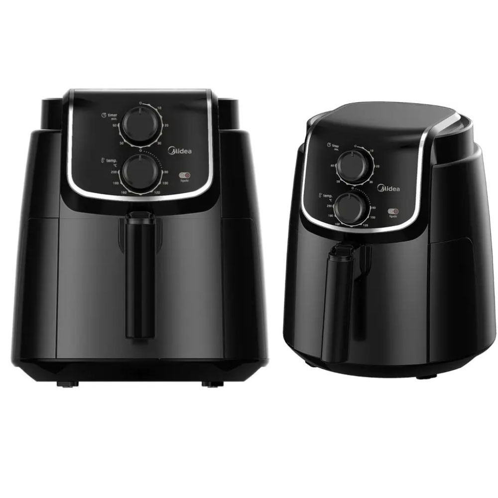 Fritadeira Elétrica FRB45P1 Air Fryer 4 Litros Preto Midea