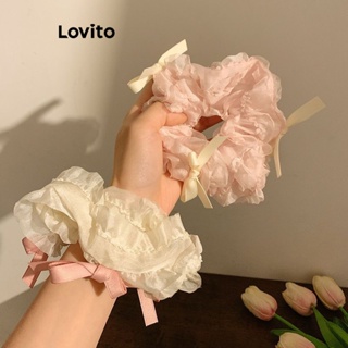 Lovito Lindas Gravatas De Cabelo Estilo Balé Com Laço Liso Para Mulheres LFA11144