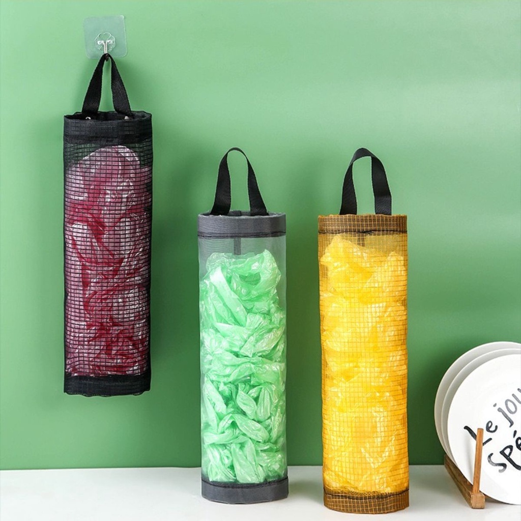 Puxa Saco Organizador Porta Sacolas Plásticas De Cozinha