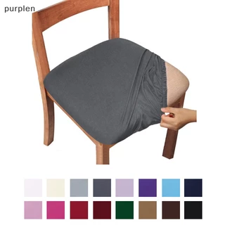 purplen Capa De Cadeira Para Sala De Jantar , Capas De Assento , Elastano , 13 Cores Sólidas , Removível , Lavável , Elá