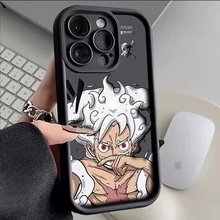 Capa De Silicone Macia À Prova De Choque Para Samsung Galaxy A14 A54 A71 A13 A34 A23 A33 A53 A73 A52 A52S A72 A51 Personagens Anime O-One Piece Luffy