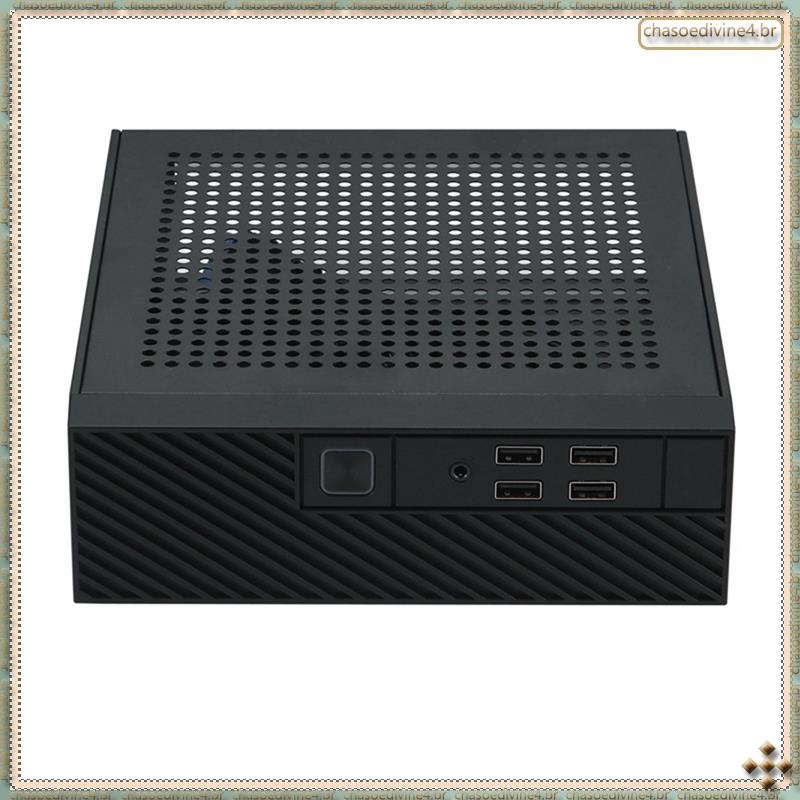 [Y K Z R] M10 Mini ITX Caixa Para Computador HTPC Chassi Anfitrião USB2.0 Gabinete De Controle Industrial Negócios De Escritório Durável