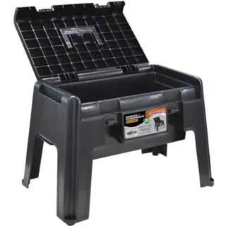 Banqueta Maleta com Compartimento para Ferramentas Trava de Metal Ideal para Presente Prática e Funcional