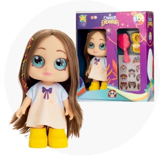 Boneca Divertida Ana Caverna Encantada Diver Toys Articulada com Acessórios