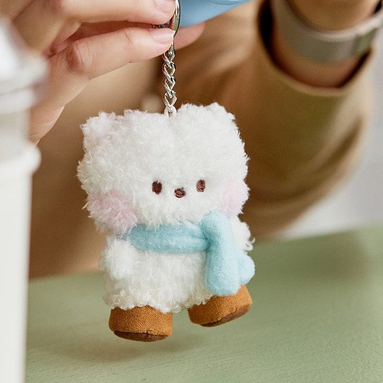 Bt21 bts Cachecol Botas de Neve Boneca de Pelúcia Pingente