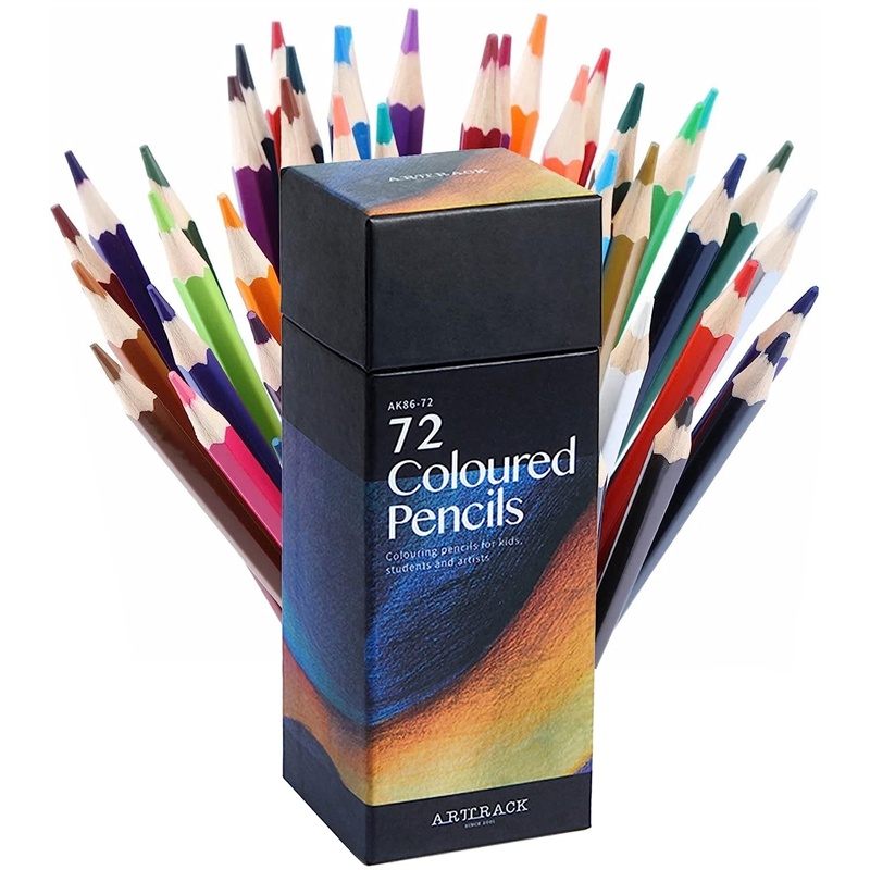 EXCEART 1 Conjunto De 48 Cores Conjunto De Pintura Para Adultos Caixa De  Lápis De Madeira Conjuntos De Jogos De Colorir Lápis De Desenho Colorido