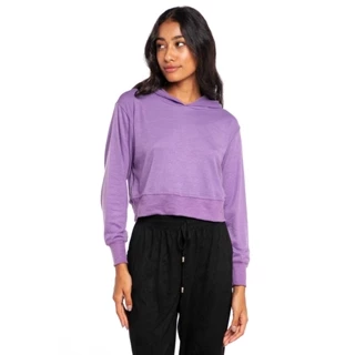 Blusa Feminina Capuz Polo Wear Roxo Escuro