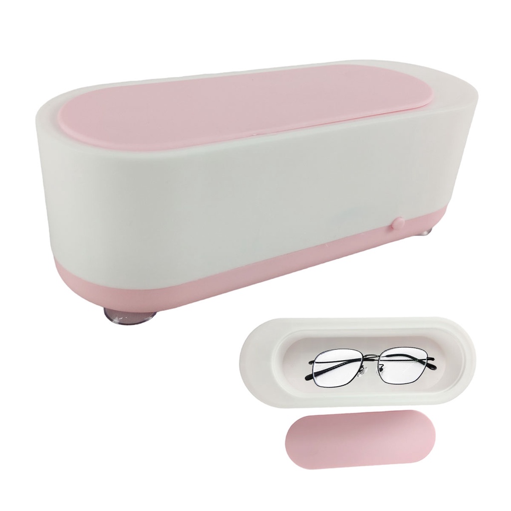 Limpador Ultrassonico Oculos Joia Anel Pincel de Maquiagem Acessorios Multiuso Alta Frequencia Portatil Estojo