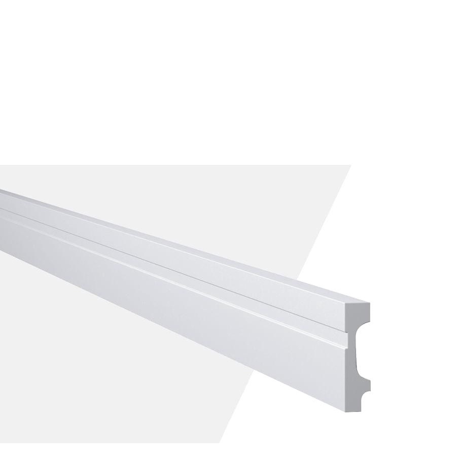 Rodape Frisado De Poliestireno Fz7 13Mm X 7Cm X 200Cm
