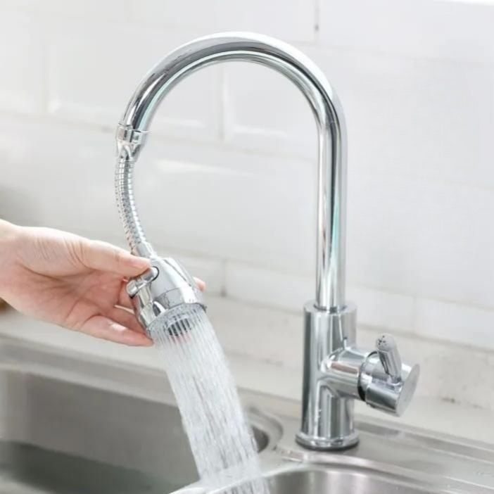 Bico Arejador Extensor Articulado Para Torneiras 360 Inox