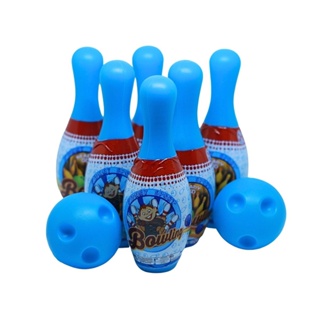 Jogo de Boliche Infantil de Brinquedo com 6 Pinos e 2 Bolas - Bambinno  Brinquedos