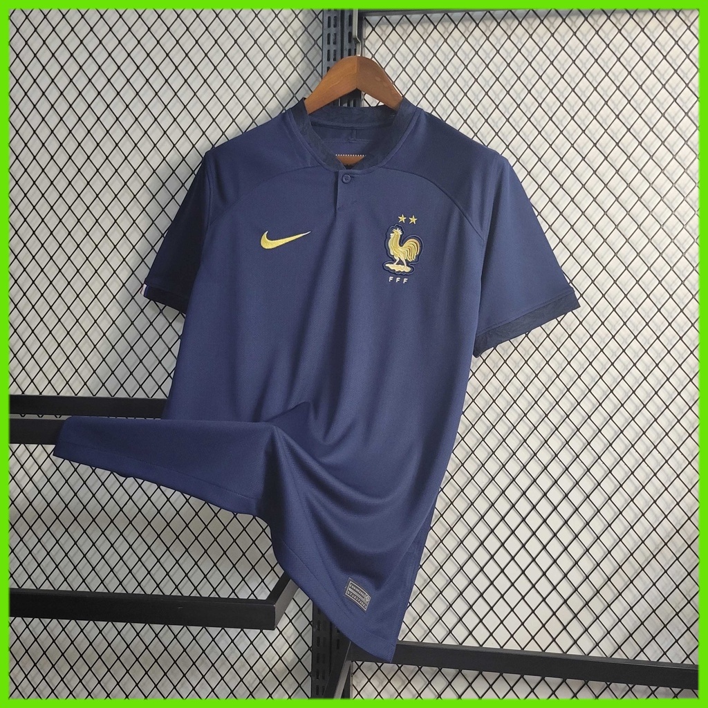 2022 Copa Masculina Camisa de Time França Camisa De Futebol Blusa Moletom Tailandês