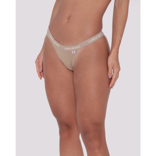 Calcinha String Elástico Linda Brasil Bege Outros