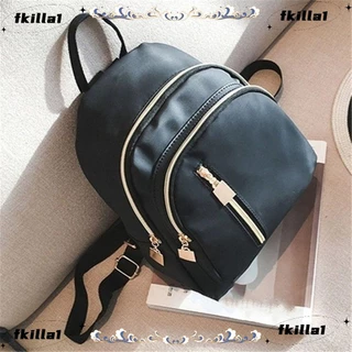 FKILA Bolsa De Ombro Moda Preta Multi-Função Daypack
