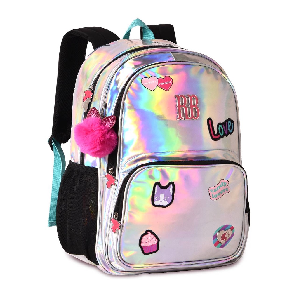 Mochila Meninas Superpoderosas Oficial - Mojo Jojo, Blossom, Bubbles & Buttercup, Para Escola