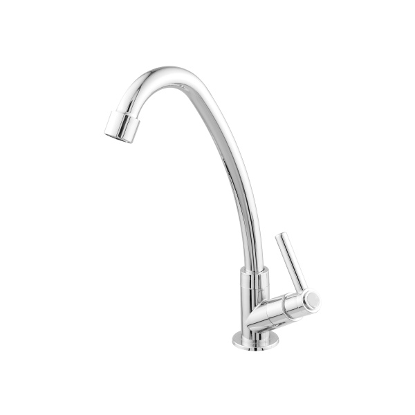 Torneira Cozinha Mesa Alta 1/4 De Volta Abs Cromado 1168c-72