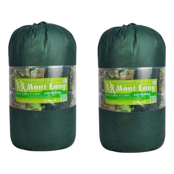 Kit 2 Colchonete F.a Casal Acampamento Colchão Casal Camping