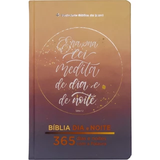 Bíblia 365 | Devocionais 365 dias e noites com a Palavra de Deus | Capa Dura Medita em Oferta na Shopee