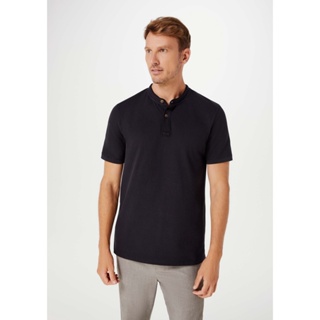 Camisa Polo Masculina Manga Curta Em Piquet