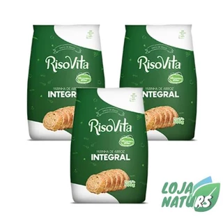 KIT 3 Farinha de Arroz Integral Sem Glúten 500g - Risovita