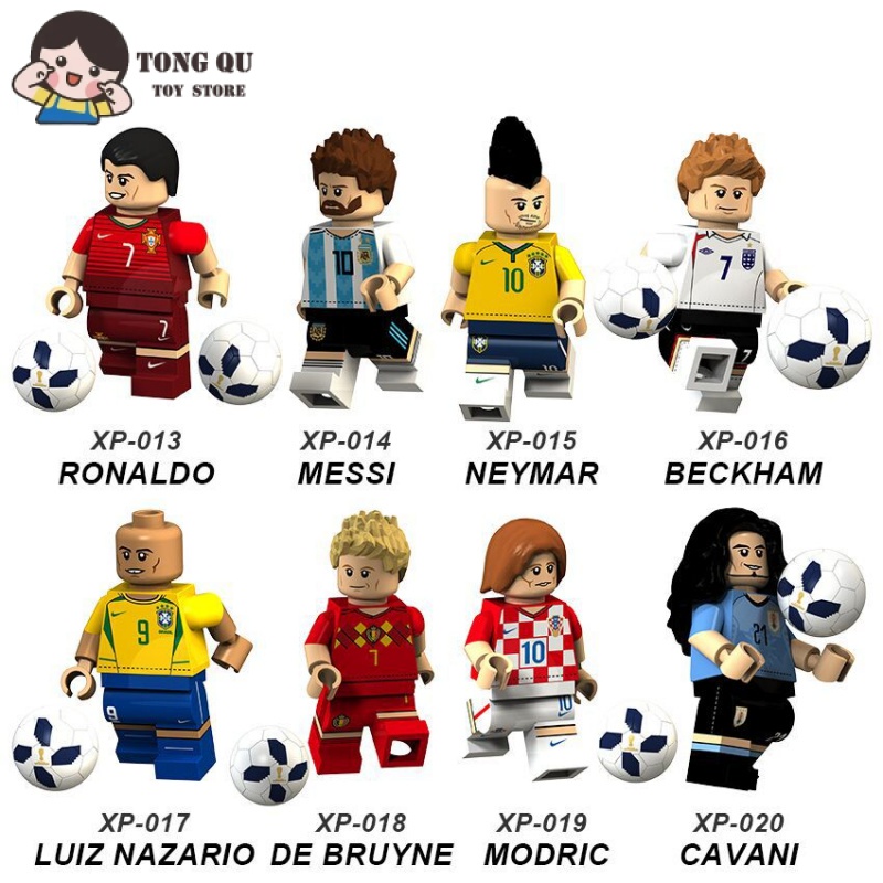 Mini-figuras Estrela de Futebol Neymar Ronaldo Coleção de Brinquedos Neymar Ronaldo Coleção de Brinquedos Ornamentos mini Modelo Presente