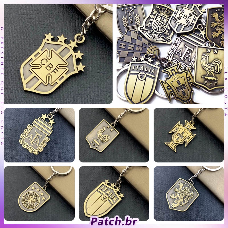 Brasil Equipe Keychain Bronze Pendant Argentina [Keychain Pendant ...
