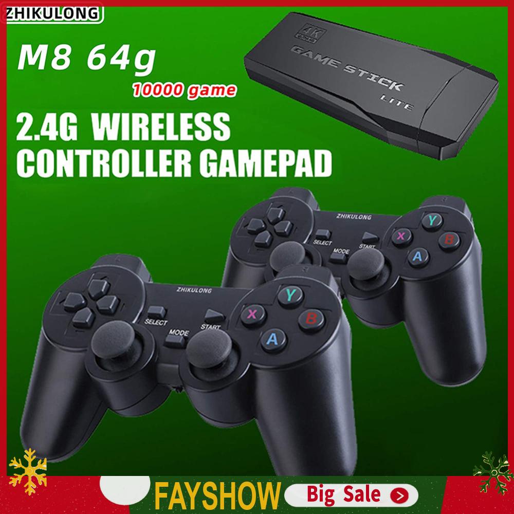 [fayshow01 . br] Joystick Gamepad 2.4G Com Receptor Controlador Sem Fio Bateria Operada Para PS1