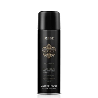 Hair Spray Amend Valorize Laque Fixação Ultra Forte possui longa duração ideal definir e finalizar
